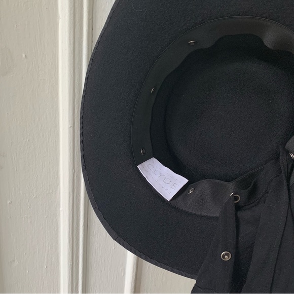 Clyde Wide Brim Gaucho Hat w. Neck Scarf - Picture 6 of 6